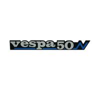 Badge panneau latéral Piaggio Vespa 50 N logo écusson scooter OEM 256452