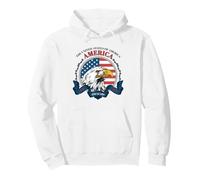 Badge Patriotique Drapeau des États-Unis 250 Ans Sweat à Capuche