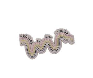 Badge personnalisé unique avec des dictons accrocheurs, utilisation polyvalente, épingle de collier pour tenues décontractées et idées cadeaux, collections d ' épingles de citation tendance