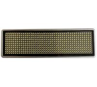 Badge porte-noms LED 125908 blanc 44 x 11 Pixel (l x H x P) 93 x 30 x 6 mm 1 pc(s)