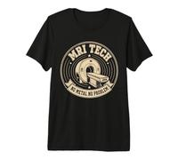 Badge radiologie sans métal MRI Tech T-Shirt Haut de Gamme
