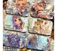 Badge rectangulaire, broche mignonne, cadeau de décoration Cosplay, 6 pièces/ensemble HZJ 6Pcs 1Set