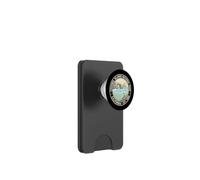 Badge Renard Vintage California Parc National des îles Anglo-Normandes PopSockets PopWallet pour MagSafe