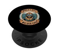 Badge rétro Amusant Worlds Best Underwater Welder Ever PopSockets PopGrip Adhésif