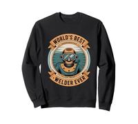 Badge rétro Amusant Worlds Best Underwater Welder Ever Sweatshirt