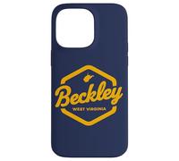 Badge rétro Beckley West Virginia WVA Smokeless Coal Capital Coque pour iPhone 14 Pro Max