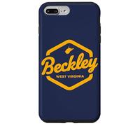 Badge rétro Beckley West Virginia WVA Smokeless Coal Capital Coque pour iPhone 7 Plus/8 Plus