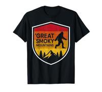 Badge rétro Big Foot Great Smoky Mountains T-Shirt