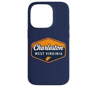 Badge rétro Charleston West Virginia WV Capital Charlie West Coque pour iPhone 14 Pro