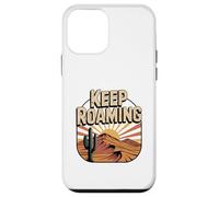 Badge rétro du désert Keep Roaming Coque pour iPhone 12 Mini