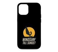 Badge rétro Eat Sleep Windsurf Repeat Addict Tribe Coque pour iPhone 12/12 Pro