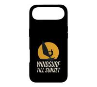 Badge rétro Eat Sleep Windsurf Repeat Addict Tribe Coque pour iPhone Air
