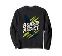 Badge rétro Eat Sleep Windsurf Repeat Addict Tribe Sweatshirt