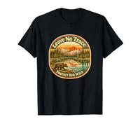 Badge rétro « Leave No Trace Protect Our Wild Earth Day » T-Shirt