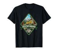 Badge rétro Officiel du Guide Sauvage Survivor Field Trip T-Shirt