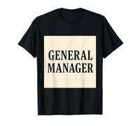 Badge rétro pour Directeur général T-Shirt