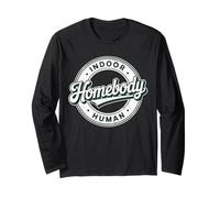 Badge rétro Vintage introverti Homebody Indoor Human Manche Longue