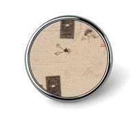 Badge rond à l'ancienne en émail mignon broche bouton broche personnalisée vêtements décoration unisexe porte-badge chapeaux sacs chemises décoration