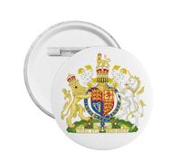 Badge rond avec blason du Royaume-Uni - Décoration britannique, Small, Plastique
