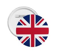 Badge rond avec inscription « I Stand » avec drapeau britannique, M, Plastique