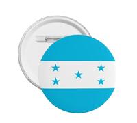 Badge rond avec inscription « I Stand » - Motif drapeau du Honduras, M, Plastique