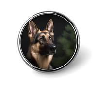 Badge rond berger allemand mignon émail broche bouton broche personnalisée vêtements décoration unisexe porte-badge chapeaux sacs chemises décoration