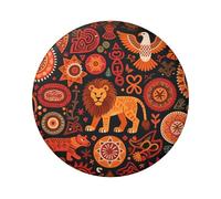 Badge rond coloré imprimé amour pour décoration de coupe du monde, cadeaux de fête et accessoires de mode, One Size, Fer