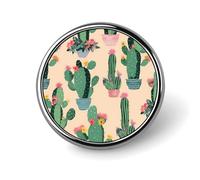 Badge rond en alliage d'aluminium de qualité supérieure, broche à motif vert, accessoires cadeaux, emblème en métal léger pour homme et femme, épinglette durable et tendance pour chapeau, veste, sac à