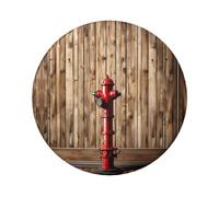 Badge rond en bois - Design en fer blanc durable avec impression sur un seul côté, parfait pour les cadeaux personnalisés et la décoration de vêtements, taille unique