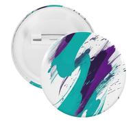 Badge rond en fer blanc avec motif tasse des années 90 - Grand bouton artisanal - Convient pour les enseignants, les infirmières, les médecins, le personnel, les cadeaux de fête, 1Pcs, Plastique