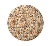 Badge rond en fer blanc imprimé sur un seul côté, motif labrador retriever, idéal pour une décoration personnelle et un cadeau, taille unique, Métal