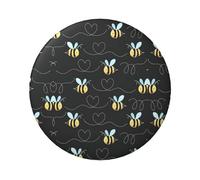 Badge rond en fer blanc imprimé sur un seul côté, parfait pour une décoration personnelle et un cadeau, taille unique, Métal