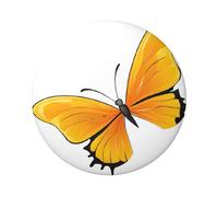 Badge rond en forme de jolis papillons - Design en fer blanc durable avec impression sur un seul côté, parfait pour les cadeaux personnalisés et la décoration de vêtements, taille unique