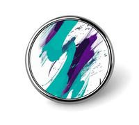 Badge rond en forme de tasse des années 90 - Jolie broche en émail - Décoration personnalisée pour vêtements - Porte-badge, chapeaux, sacs, chemises