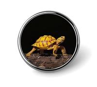 Badge rond en forme de tortue - Jolie broche pour chapeaux, vestes - Décoration personnalisée - Accessoires de bijoux pour fête de mariage
