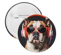 Badge rond en métal aux couleurs vives, broche légère pour sac à dos, épingles à boutons tendance pour chemises, vestes, châle, manteau, unisexe, 20PCS, Fer blanc, épingles rondes en métal