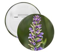 Badge rond en métal beige esthétique, broche légère pour sac à dos, épingles à boutons tendance pour chemises, vestes, châle, manteau unisexe, 20PCS, Fer blanc, épingles rondes en métal