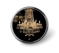Badge rond en métal personnalisé en forme de libellule pour vêtements, sacs, chapeaux, broches imprimées humoristiques, décorations de fête, accessoires pour homme et femme
