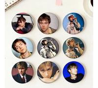 Badge rond I Love D-Damon Albarn, broche créative, accessoires pour vêtements et sacs à dos, épingle de revers z6