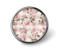 Badge rond motif pêche rétro mignon broche chapeaux vestes décoration broche personnalisée vêtements bijoux accessoires pour fête de mariage cadeau