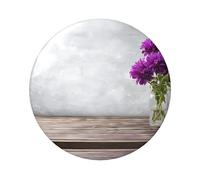 Badge rond orchidée - Design en fer blanc durable avec impression sur un seul côté, parfait pour les cadeaux personnalisés et la décoration de vêtements, taille unique