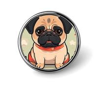 Badge rond pour homme et femme, imprimé aurores boréales sombres, boutons élégants pour châle, manteau, chemises, t-shirts, sacs décoratifs, Circular, Aluminium