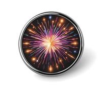 Badge rond pour homme et femme, imprimé aurores boréales sombres, boutons élégants pour châle, manteau, chemises, t-shirts, sacs décoratifs, Circular, Aluminium
