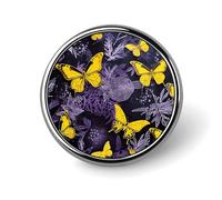 Badge rond pour homme et femme, motif chaussure vintage, broches élégantes pour châle, manteau, chemises, t-shirts, sacs décoratifs, Circular, Aluminium