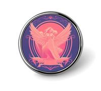 Badge rond pour homme et femme, motif chaussure vintage, broches élégantes pour châle, manteau, chemises, t-shirts, sacs décoratifs, Circular, Aluminium