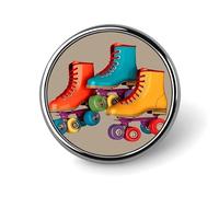 Badge rond rétro coloré en métal personnalisé pour vêtements, sacs, chapeaux, broches imprimées humoristiques, accessoires de décoration de fête, accessoires pour homme et femme