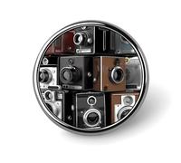 Badge rond rétro cool en métal personnalisé pour vêtements, sacs, chapeaux, broches imprimées humoristiques, accessoires de décoration de fête, accessoires pour homme et femme