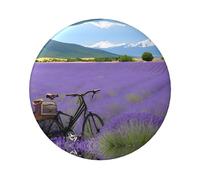 Badge rond rétro pour vélo - Design en fer blanc durable avec impression sur un seul côté, parfait pour les cadeaux personnalisés et la décoration de vêtements, taille unique