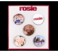 Badge Rose Rosie Pin Button Set B