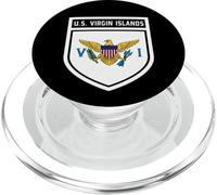Badge Souvenir de Poche Drapeau des îles Vierges américaines PopSockets PopGrip pour MagSafe